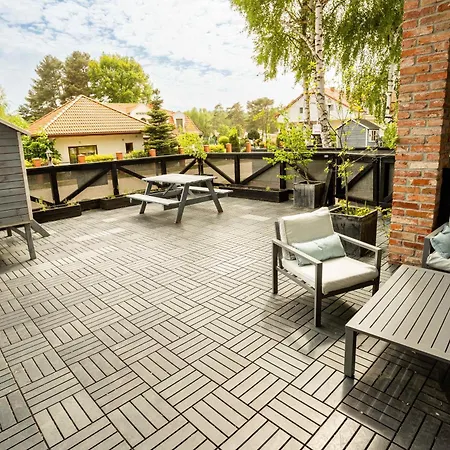 Premium Z Duzym Tarasem - Dom Nad Morzem Taras Widokowy Ze Strefa Wypoczynku, Sala Zabaw Apartment Poddabie
